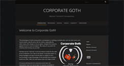 Desktop Screenshot of corporategoth.com