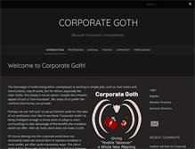 Tablet Screenshot of corporategoth.com